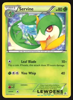 Servine - RC2/RC25 - Common - Legendary Treasures - Pokemon Card - 1 - Image 1