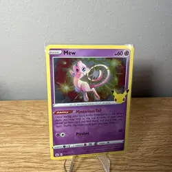 Mew 011/025 Holo Rare - Celebrations 25th Anniversary Pokemon Card Free Shipping - Image 2