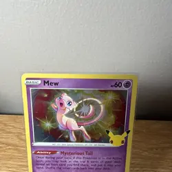 Mew 011/025 Holo Rare - Celebrations 25th Anniversary Pokemon Card Free Shipping - Image 4