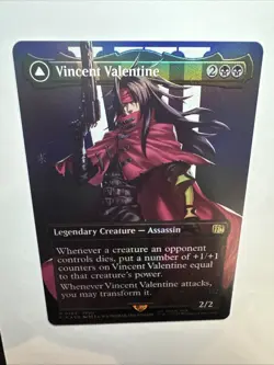 Vincent Valentine (Borderless) Final Fantasy Foil Magic: The Gathering Card NM - Image 2