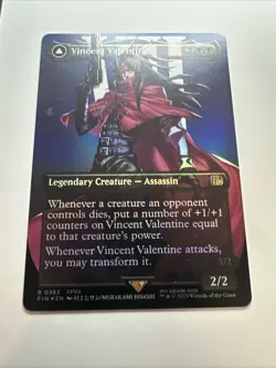 Vincent Valentine (Borderless) Final Fantasy Foil Magic: The Gathering Card NM - Image 3