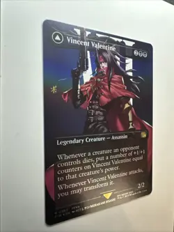 Vincent Valentine (Borderless) Final Fantasy Foil Magic: The Gathering Card NM - Image 4