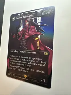 Vincent Valentine (Borderless) Final Fantasy Foil Magic: The Gathering Card NM - Image 5