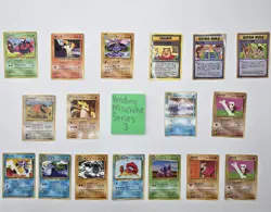 Vending Machine Series Lot Three 3 Green | LOT of 18! Old Back | Japanese Cards - Image 1
