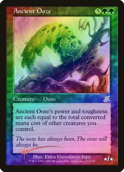 Ancient Ooze FOIL Scourge HEAVILY PLD Green Rare MAGIC GATHERING CARD ABUGames - Image 1