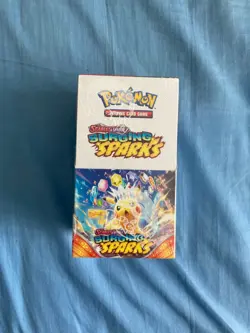 Surging Sparks Sealed Half Booster Box 18 Packs Pokemon Card UK EU Exclusive - Image 1