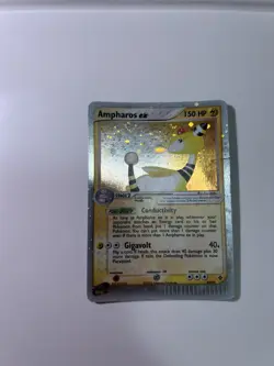 Pokemon TCG Ampharos EX Ultra Rare Holo Card 89/97 HOLO SWIRL 💫 - Image 1