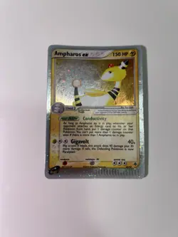 Pokemon TCG Ampharos EX Ultra Rare Holo Card 89/97 HOLO SWIRL 💫 - Image 2
