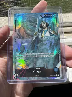 Kuzan Leader Alt Art OP12-040 Legacy of the Master ONE PIECE Card Game ENG NM - Image 1