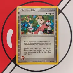 COPYCAT 83/109 EX Team Rocket Returns Reverse Holo STAMPED Pokemon Card MP/LP - Image 1