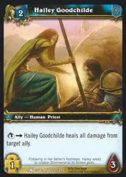 World of Warcraft TCG Hailey Goodchilde - Fires of Outland 120/246 - Image 1