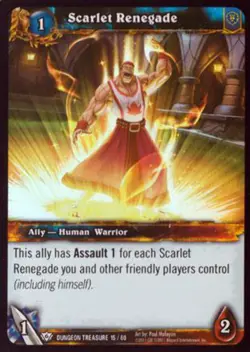 World of Warcraft TCG Scarlet Renegade - Dungeon Deck Treasure 15/60 - Image 1