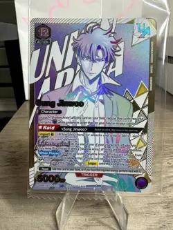 Sung Jinwoo Union Arena Rare Battle Top 2 Promo UR Solo Leveling UEPR/SLG-1-022 - Image 1
