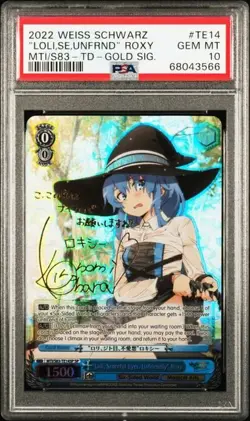 PSA 10 Weiss Schwarz Loli Scornful Eyes Unfriendly Roxy SP MTI/S83-T14SP Mushoku - Image 1
