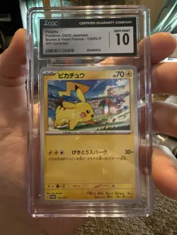 [CGC 10] Pikachu - 120/SV-P 120/SV-P Sv-P Promotional Cards Regular (Japanese) - Image 1