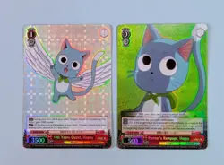 Weiss Schwarz Fairy Tail 100 Years Quest Happy Lot x2 – SR Foils – NM - Image 1