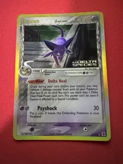 Espeon 4/113 Ex Delta Species Reverse Holo Pokemon TCG - Image 1