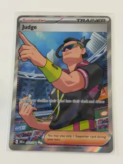 Judge 222/182 Sv10: Destined Rivals Holo Pokemon NM ++ - Image 1
