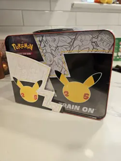 Pokemon TCG Celebrations Collector Chest Lunchbox Tin Sealed - Image 2
