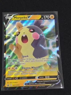 MORPEKO V SWSH056 Holo Promo Sword & Shield Promo Pokemon Near Mint - Image 1