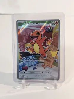 Pokemon TCG Charmander Stamped Promo Holo Black Star #38 1st Partners Card MEP - Image 2