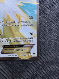 Jolteon EX 28a/83 Pokemon TCG XY Alternate Art Promo NM #1 - Image 4