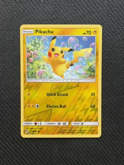 Pikachu Reverse Holo Hidden Fates 19/68 Pokemon Card NM - Image 1