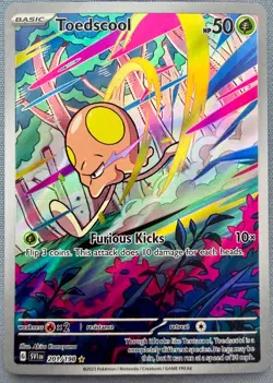Toedscool 201/198 - NM - Pokemon TCG Scarlet & Violet Illustration Rare (2023) - Image 1