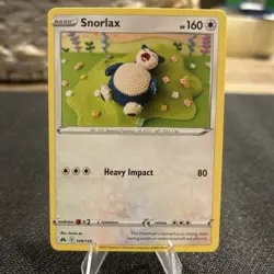 Snorlax 109/159 Pokemon SWSH: Crown Zenith Regular Asako Ito Crochet - Image 1