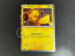 Pikachu 30th Anniversary Stamped Promo 051 Pokemon Day 2026 3 SWIRLS 🌀 Swirl #1 - Image 2