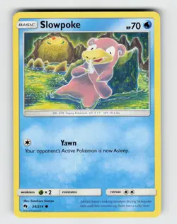 Slowpoke 54/214 - Pokemon - Lost Thunder - Common - NM - Image 1