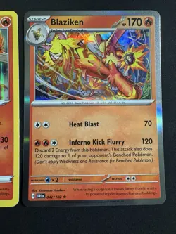 Pokemon Card Lot Blaziken V Holo Chilling Reign Dark Ablaze DR LP-NM 3 Cards - Image 4