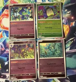 Lot of 4 Hide ‘n’ Sneak Deck Reverse Holo Pitch Black Unreleased Pokemon TCG - Image 1