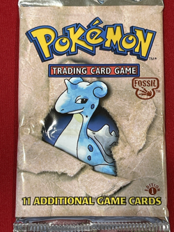 1999 Pokemon 1st Edition Fossil Booster Pack - Lapras New with defect! - Image 5