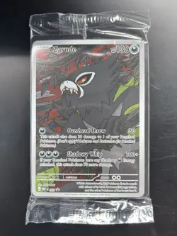POKEMON TCG SEALED Pitch Black ZARUDE ETB Black Star Promo Card 088 ENGLISH - Image 1
