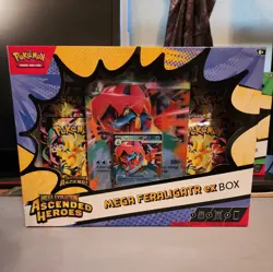 Pokemon Ascended Heroes Mega Feraligatr ex Box New SEALED - Image 1