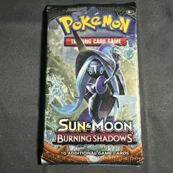 Pokemon Sun & Moon Burning Shadows Booster Pack Sealed Tapu Fini Art - Image 1