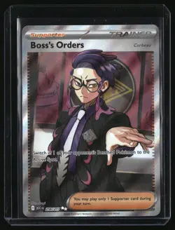 BOSS'S ORDERS [CORBEAU] 256/217 ULTRA RARE ASCENDED HEROES POKEMON HOLO NM/M - Image 1