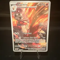 Pokemon TCG Blaziken 192/182 Sv10 Destined Rivals IR Holo English - Image 1