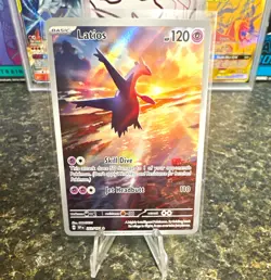 Pokemon TCG Latios Illustration Rare Holo 203/191 Sv08 Surging Sparks HP120 - Image 1