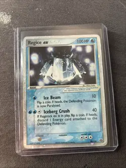 Pokemon TCG Regice EX 98/106 EX Emerald Holo HP - Image 1