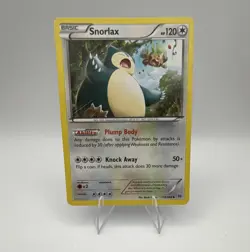 Pokemon TCG Snorlax 118/162 XY BREAKthrough Basic 120HP EN 2015 - Image 1