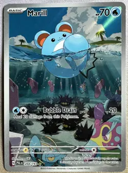 Marill 204/193, Paldea Evolved, Holo Illustration Rare, Pokemon TCG - Image 1
