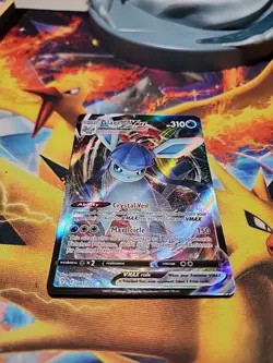 2021 Pokemon TCG - Evolving Skies - Glaceon VMAX 41/203 - Snowflake Stamp - Image 2