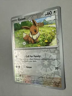 Pokemon TCG * SV Stellar Crown * 113/142 Eevee * REVERSE HOLO Common * FRESH PK - Image 2