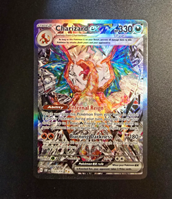 Charizard ex 223/197 SV03 Obsidian Flames SIR Full Art Tera Holo EN - Image 1