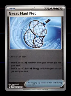 Great Haul Net 078/086 Uncommon Chaos Rising Pokemon Reverse Holo Near Mint - Image 1