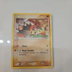Pokemon Groudon ex Emerald Rare Reverse Holo Stamp 5/106 LP - Image 1