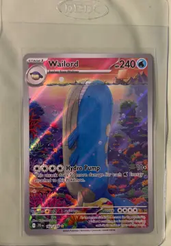 Wailord 162/159 Sv09: Journey Together Holo Illustration Rare Pokemon TCG - Image 1