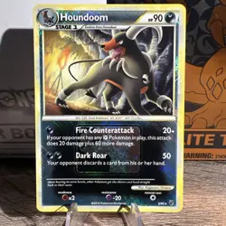 Houndoom 5/90 Undaunted League Promo Reverse Holo Rare Pokemon Card Near Mint 1B - Image 1